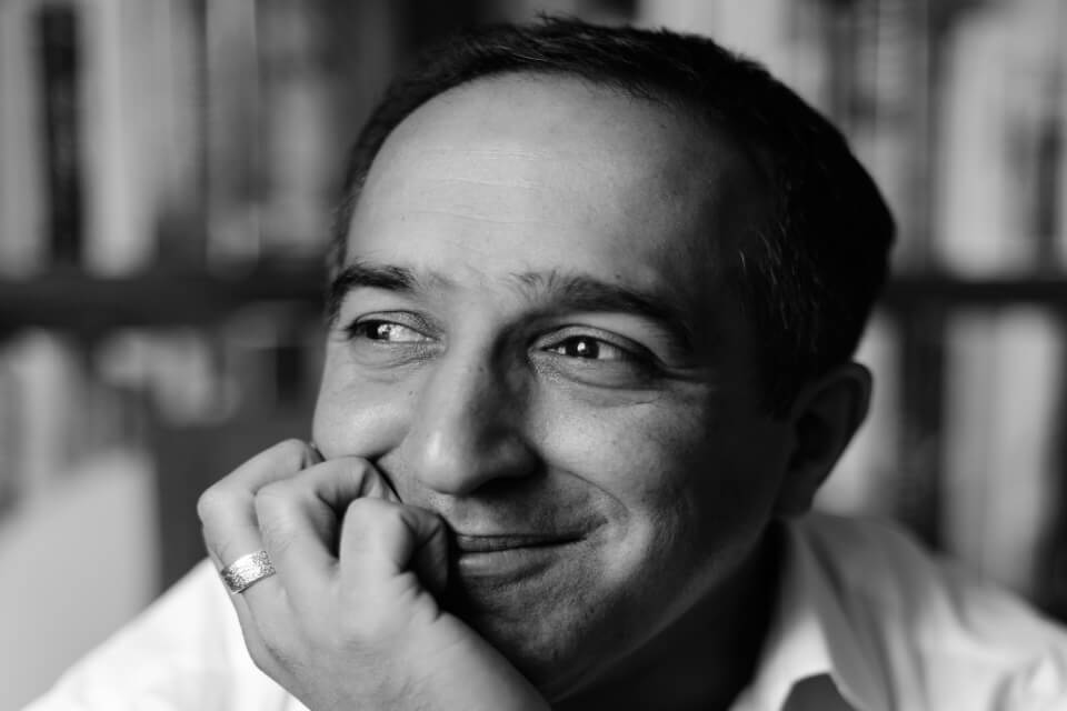 Head shot of author Sam Guglani